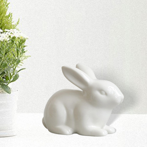 4 Adorable Conejito De Pascua Figuritas Estatua De Conejo