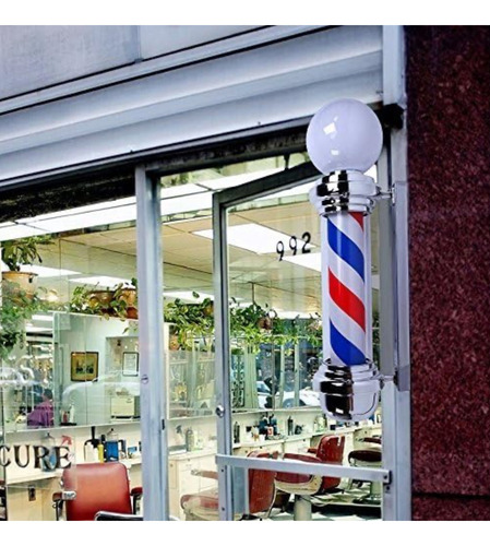 Poste De Barbería 170cmx29,5cmx20,5cm Salón Supply Store.
