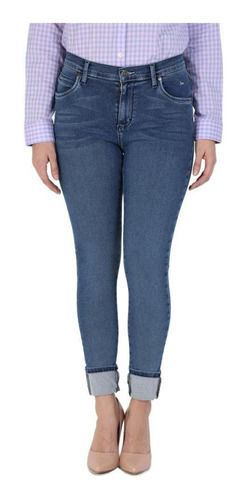 Imagen 1 de 5 de Jeans Casual Lee Mujer Skinny Cintura Alta R56