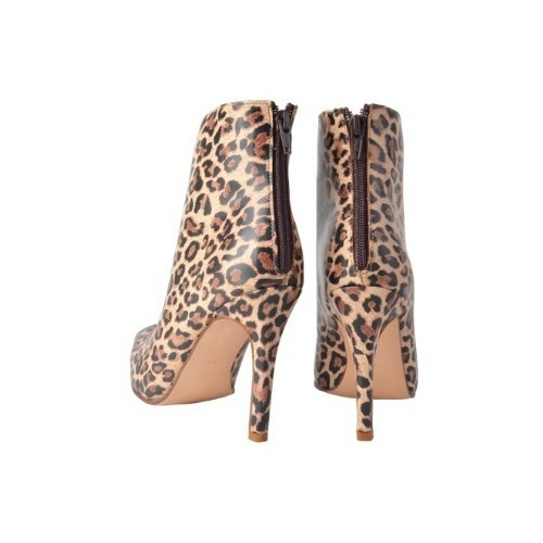 Botas Botines De Cuero Elástico De Mujer - Carrie - Ferraro