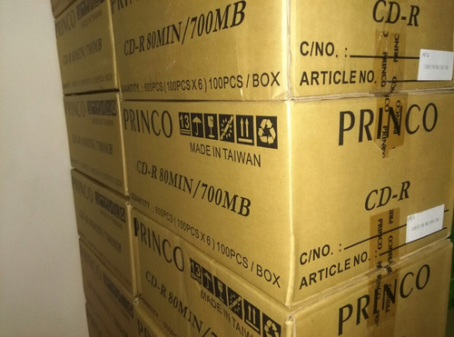 Imagen 6 de 10 de Cd Virgen Princo 52 X 700 Mb 80 Min (100 Unidades) Tienda Fi