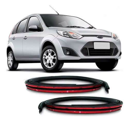 Kit Borrachas Superior Porta Pingadeiras Fiesta Hatch Sedan