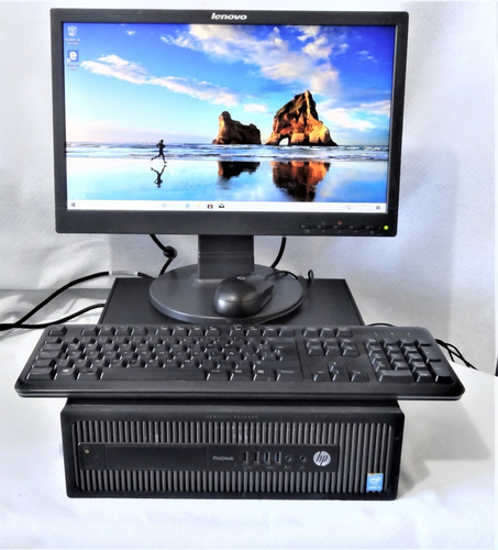 Excelente Equipo Hp Core I5  Prodesk 3.2ghz 500g 4gb  Lcd 19