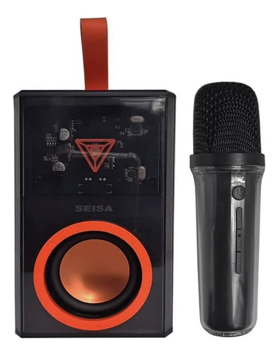 Karaoke Portatil Parlante Microfono Inalambrico Bluetooth