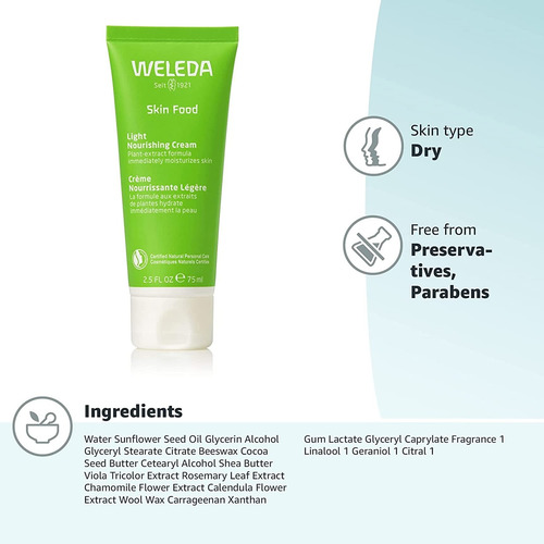 Crema Corporal Weleda Skin Food Light Nourishing 75 Ml Con C