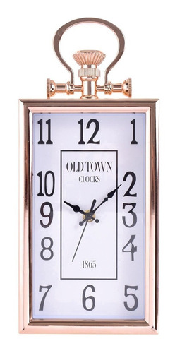 Reloj Mural Decorativo Old Town Gold