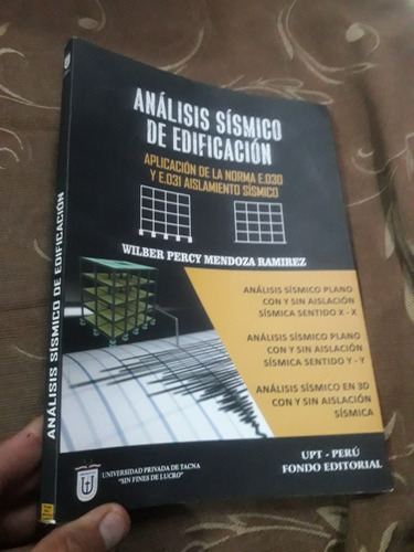 Libro Análisis Sismico De Edificacion Upt Wilber Percy