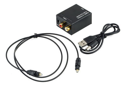 Letos Conversor De Audio Digital A Rca Le-a01 Con Cable Tosl