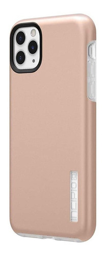 Case Mil-std Incipio Dualpro Para iPhone 11 Pro Max Rosa Oro