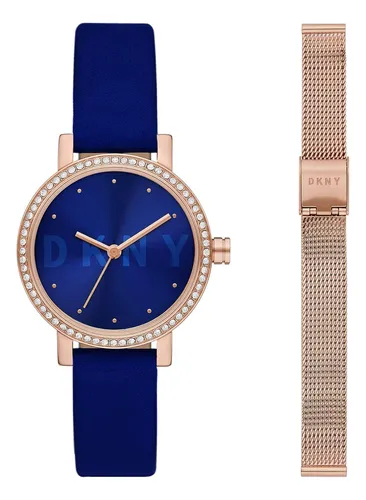 comprar Relógio Feminino Dkny Soho De Quartzo Em Couro E Aço Inoxidá
