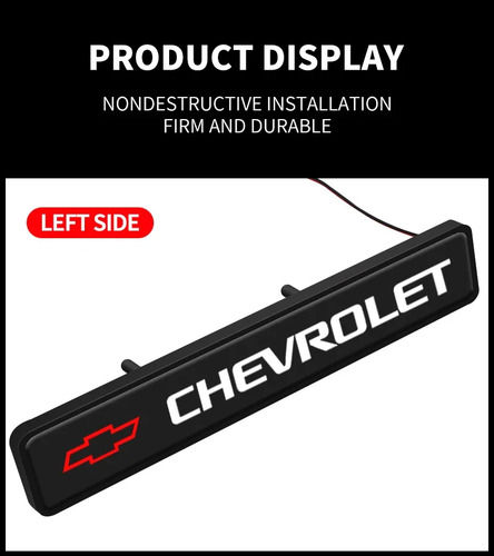 Emblema Iluminado Para Parrilla Chevrolet