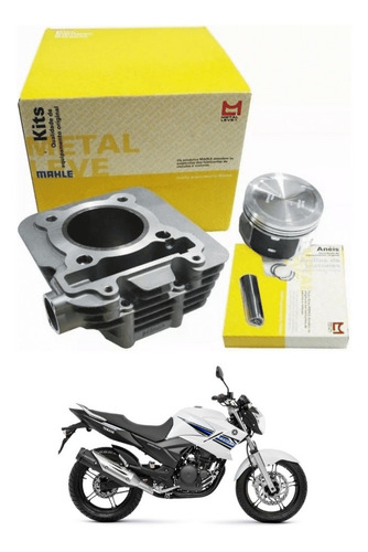 Kit Cilindro Motor Fazer 250 2012 Gasolina Metal Leve Oferta
