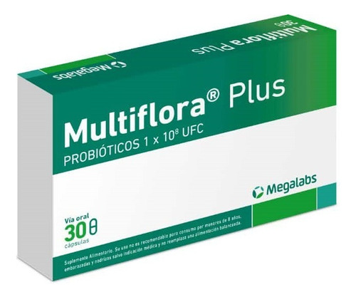 Multiflora Plus Probiotico Caja X30 Capsulas