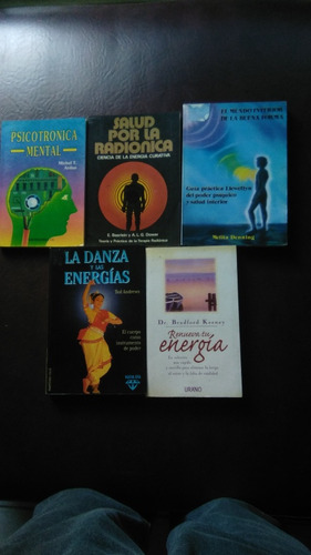 Radiónica, Psicotrónica , Curación Por La Energía, Libros 