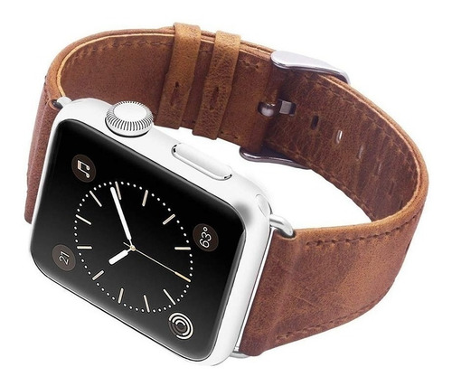 Correa De Piel Genuina Retro Para Apple Watch Serie 1 - 6 Se