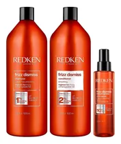 Comprar Shampoo 1000ml + Acondicionador + Serum Redken Frizz Dismiss