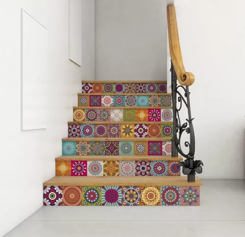 🥇 Vinilos decorativos azulejos para escaleras 🥇