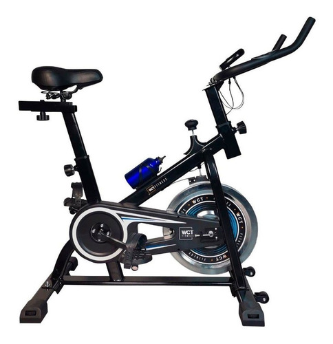 Bicicleta Ergometrica Spinning Com Roda De Inércia De 6kg Cor Preto