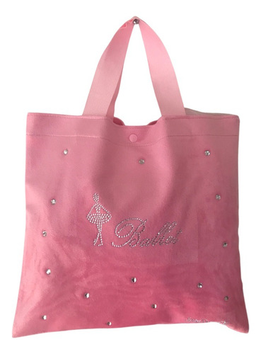 Bolsa Afelpada Para Ballet Color Rosada