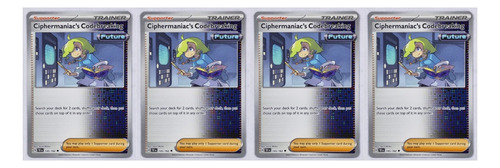 Ciphermaniac's Codebreaking 145 X4 Temporal Forces Pokémon 
