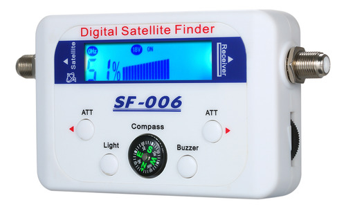 Mini Localizador Digital De Sinal De Satélite Com Lcd E Búss