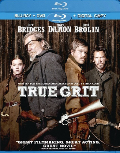 Blu-ray + Dvd True Grit / Temple De Acero (2010)