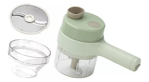 Imagen 10 de 10 de Cortador Picador Triturador Vegetales Eléctrico Usb Cepillo