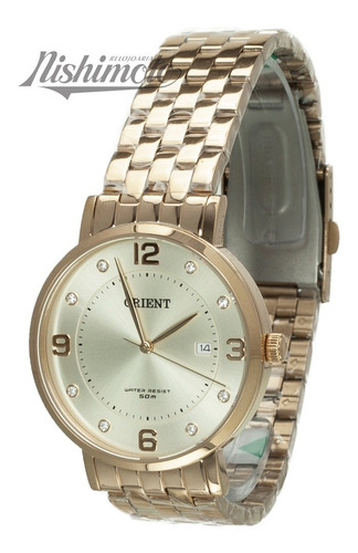 Relógio Orient Feminino Fgss1165 C2kx Dourado Analogico