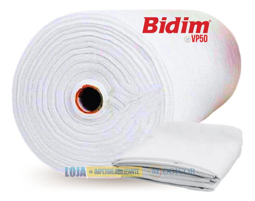 Imagem 1 de 10 de Manta Bidim Vp50 40m2 Impermeabiliza Telhados Lajes Telhas