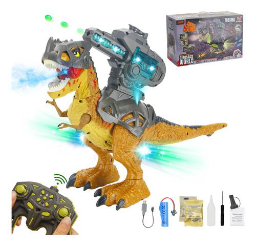 Tbesmk Juguete De Dinosaurio T-rex Con Control Remoto  Robo