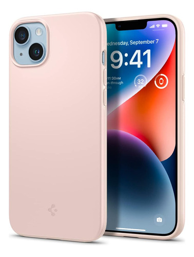 Funda Spigen Thin Fit Para iPhone 14 Plus - Rose