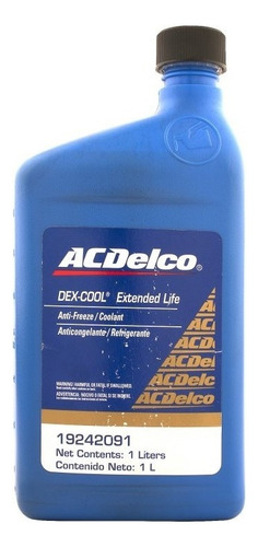 Liquido Refrigerante 1lt Dex-cool Organico Acdelco