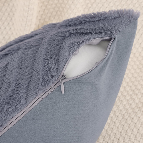 Cubiertas De Almohada De Tiro De Piel Sintética Suave De Pal