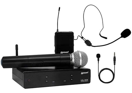 Microfone Sem Fio Uhf C/ Lapela E Bodypack  Xsl-503 - Lexsen
