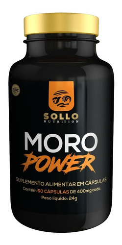 Moro Power 60 cápsulas (naranja Moro, cafeína, L-carnitina) Sabor sin sabor
