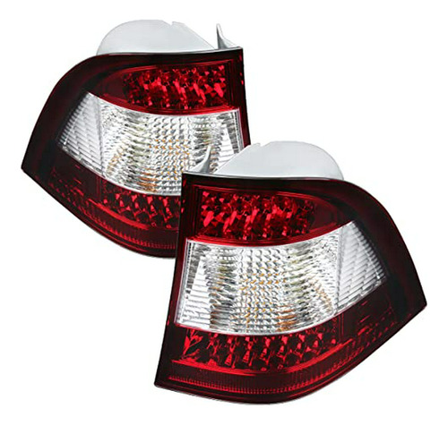 Luces Traseras Led Rojas Transparentes Para 98-05