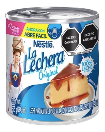 Leche Condensada Nestlé La Lechera Original 375g 6pzas
