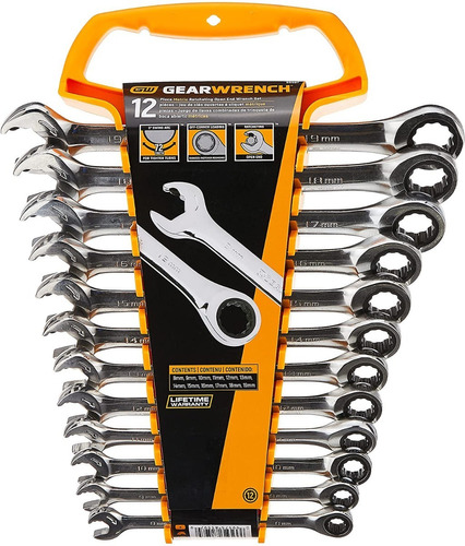 Juego De 12 Llaves De Doble Matraca Gearwrench