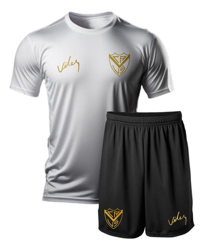 Conjunto Deportivo Remera Y Short Varios Equipos Fútbol Oro3