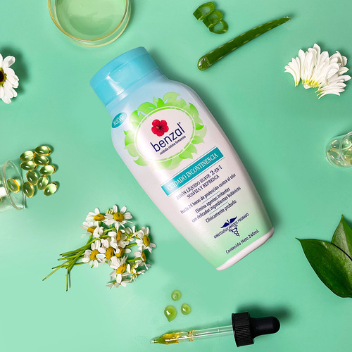 Benzal Wash Shampoo Íntimo 2 En 1 Cuidado Incontinencia