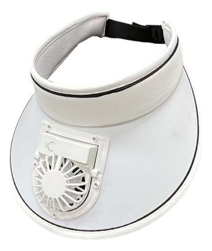 A Sombrero De Playa, Sombrilla Con Ventilador, Moderno Ala