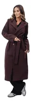 Comprar Trench Impermeable Piloto Tapado Largo Sobretodo Lazo Mujer