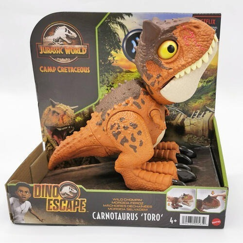 Imagen 6 de 6 de Jurassic World Dinosaurio Carnotaurus Toro Baby Bebe