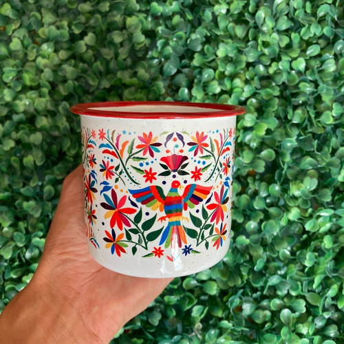 Imagen 2 de 4 de Taza Peltre Tenango México D8