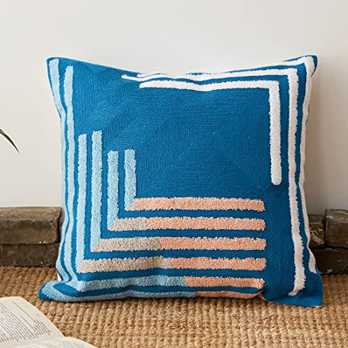 Funda De Cojín Decorativo Con Flecos Geométricos Boho De ALG