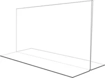 Comprar Porta Menu Tamaño Carta Horizontal 22x28 Cms En Acrilico 3mm