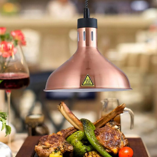 Lámpara De Calor Ajustable Para Alimentos En Bronce