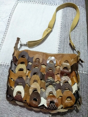 Cartera De Cuero Combina Con Todo