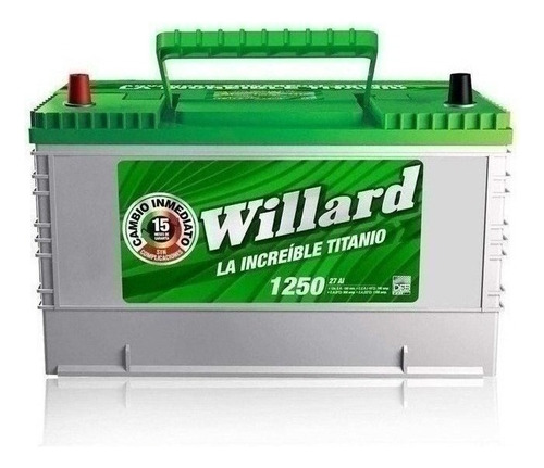Bateria Willard Titanio 27ai-1250 Hyundai H1 Starex Diesel