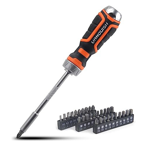 Ratcheting Screwdriver Set, 31-piece Precision Multi-bi...